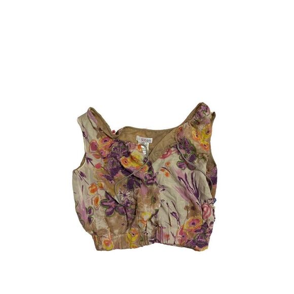 Plein Sud short floral top size M - Picture 1 of 1